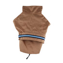 Pet Dog Waterproof Clothes with LED Luminous Strip Reflective Coat Coffee XL