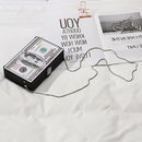 Dollar Pattern Clutch Crossbody Bag For Women Single Shoulder PVC Chain Purse