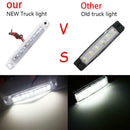 10Pcs White 9 SMD LED Truck lights led side Car Truck Bus Marker Light 1 YRG
