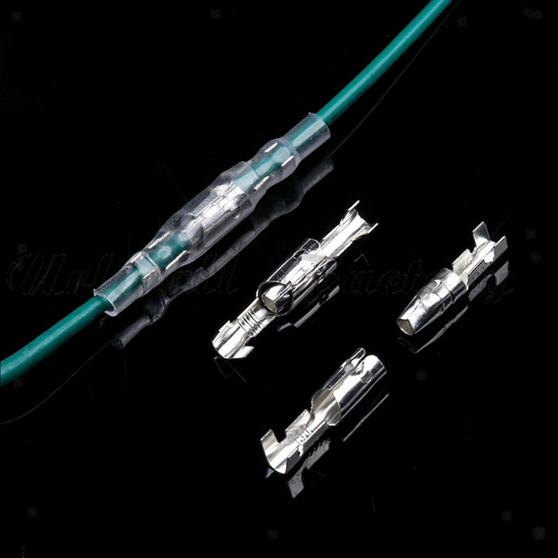 200x 4.0mm Bullet Male & Female Wire Terminals Connector with Insulation Cover