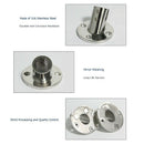 2X Boat Hand Rail Fitting Stainless Steel 7/8 inch 22Mm Pipe 60 Degree Roun I1J8