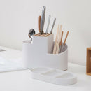 1X(Home Draining Storage Holders Tray Dish Fork Spoon Organizer Chopsticks