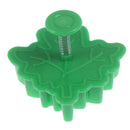 4Pcs/set Leaf Shape Plastic Cookie Cutters DIY Fondant Cake Biscuit Mold Bak BX
