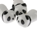 3x Cute Mini Panda Porcelain Ceramic Chopstick Rest Rack Holder Stand Tray Moun@