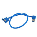 USB 3.0 A Female To 90 Degree Right Angled USB A Male Extension Cable With