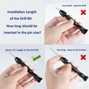 Hand Drill Set Precision Pin Vise With 25 Pieces Mini Twist Drill Bits For  F8M6