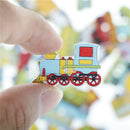50pcs Wood Mixed Cars And Airplane Sewing Children Buttons Scrapbook TEUS