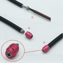 4pcs Bike Connecting Insert Brake Hose Olive Hydraulic Line Connceting Insert