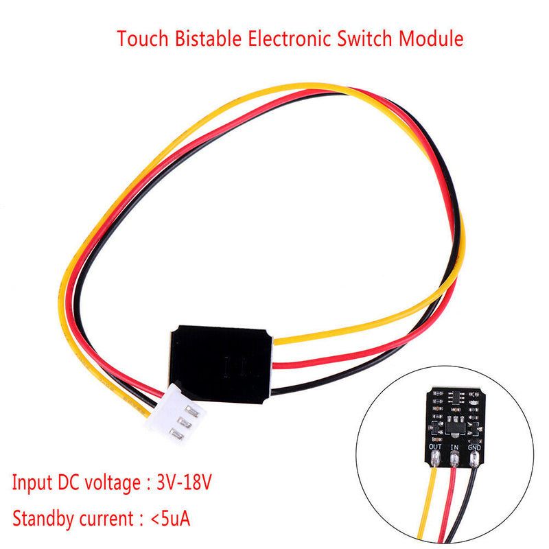 DC 3V-18V 5V 12V 2A capacitive touch bistable electronic switch module led r Bj