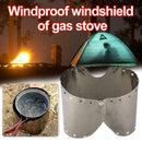 Outdoor gas stove stove windproof windshield camping windproof ring