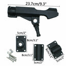 Fishing Power Lock Rod Holder 2 Side Mounts Adjustable Boat Fishing Rod Rac M3T5