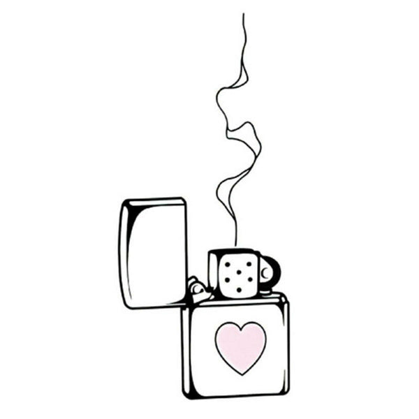 2 sets Waterproof Flower Tattoo Stickers New Teens Women Black And White  VWI