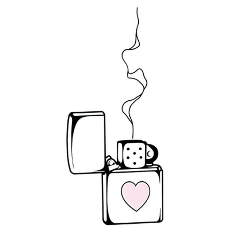 2 sets Waterproof Flower Tattoo Stickers New Teens Women Black And White  VWI