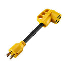 4 Prong Locking Electrical 30Amp To 50Amp Male Plug To Female Rv Camper Pow