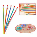 School supplies for children soft and flexible, curved pencil 10 pieces - r U4R4