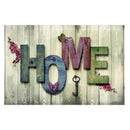Full Drill Round 5D Diy Diamond Painting Cross Stitch "HOME" Diamond Embroi