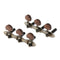 1set 3l3r Connected Guitar Tuning Pegs Tuners Machine Heads, Wood Metal