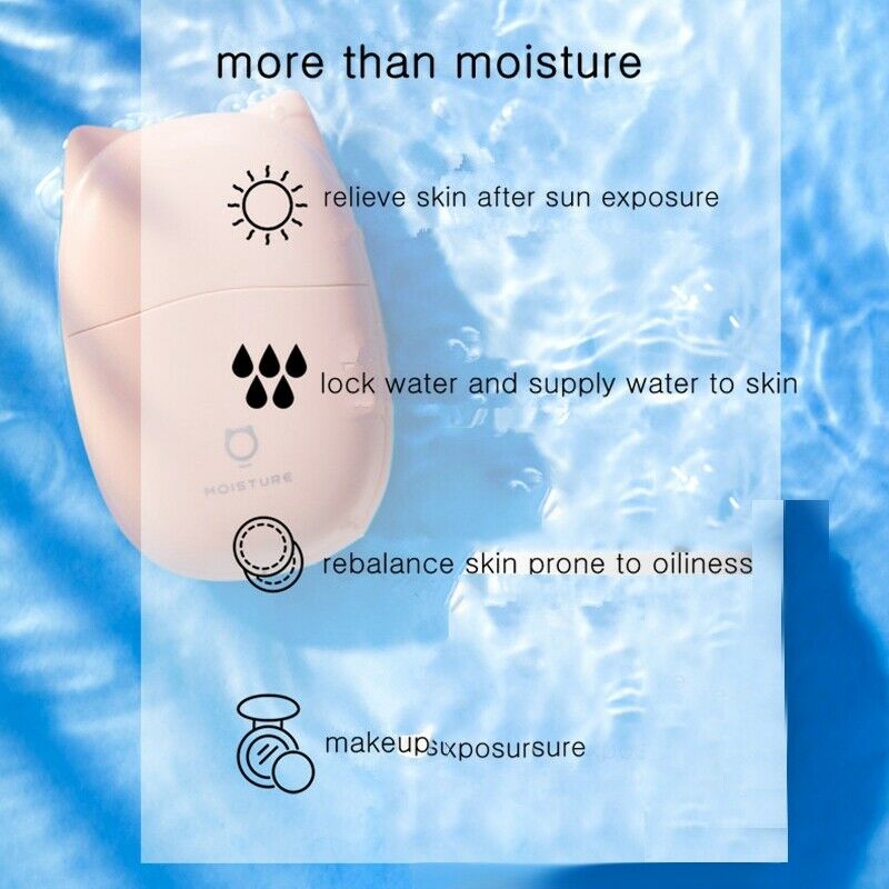 Handheld Mini Humidifier Usb Rechargeable Facial Sprayer Beauty Hydrating W O9I4