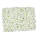 Artificial Flower Wall Hanging Panel Wedding Party Background Screen Decor White