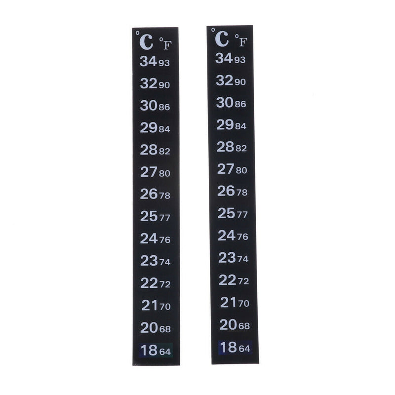 Stick On Thermometer Temperature Gauge Heater Stickers Aquarium fish Cy