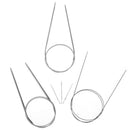 11pcs 32" 80cm Stainless Circular Knitting Needles knitted set Size 6 OZ
