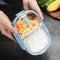 Japanese Portable Lunch Box For Kids School Stainless Steel Bento Box Kitch E3U9