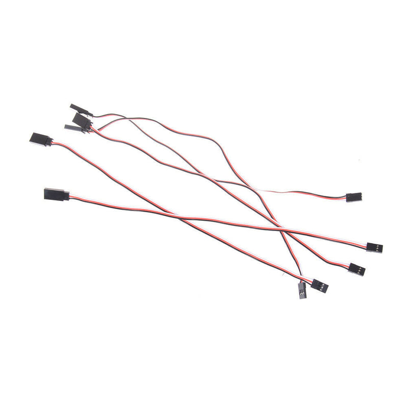 5Pcs 300mm Extension Lead Servo Wire Cable For RC JR Male to Female 3C