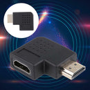 90 Degree Elbow Connector HDMI Port to HDMI Port Adapter Cable Connector