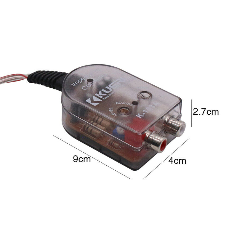 Audio Converters Durable High To Low Level Subwoofer Signal Stable Car Stereo