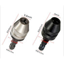 Keyless Drill Chuck Screwdriver Impact Driver Adaptor Hex Shank Dril Bit Tool TO