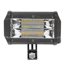 Car Truck LED Work Lamp Bar 5 inch 72W 8000LM IP67 Driving Off-road Strobe Light