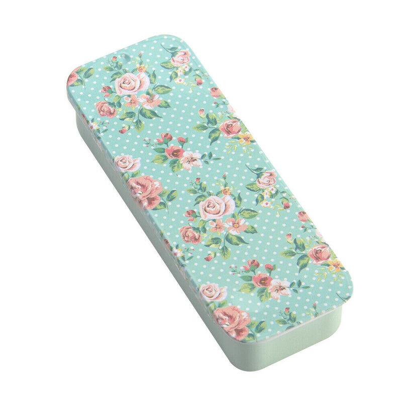 Medicine Organizer Metal Candy Box Mini Container Storage Pill Case Portable