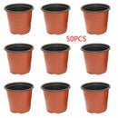 50X Plastic Nursery Pot Double Plant Seedling Holder Raising Block Pots New FPB