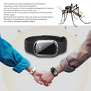 Ultrasonic Mosquito Repellent Bracelet Anti Pest Insect for Kids (Black) A
