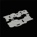 Hugs Kisses Alphabet Metal Cutting Dies For DIY Scrapbooking Album Paper Cards Z