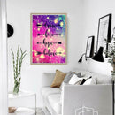 5D DIY Full Drill Diamond Painting Letter Cross Stitch Embroidery Mosaic