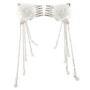 2pcs Women Chinese Style Hair Pin Clip Beads Tassel Retro Hair Accessories
