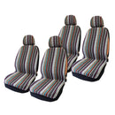 4pcs/set Fabric Front Rear Car Seat Covers , Universal Fit for Vehicle Sedan and