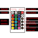 1Pcs 5050 SMD 48LED 12/5V RGB LED Strip Lights 20Key IR Controller Adapter+Music