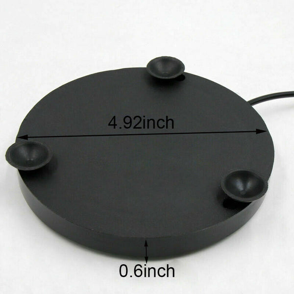 Aquarium Bubble LED Light Air Stone Curtain Lamp Fish Tank Lights Disk 12 Color