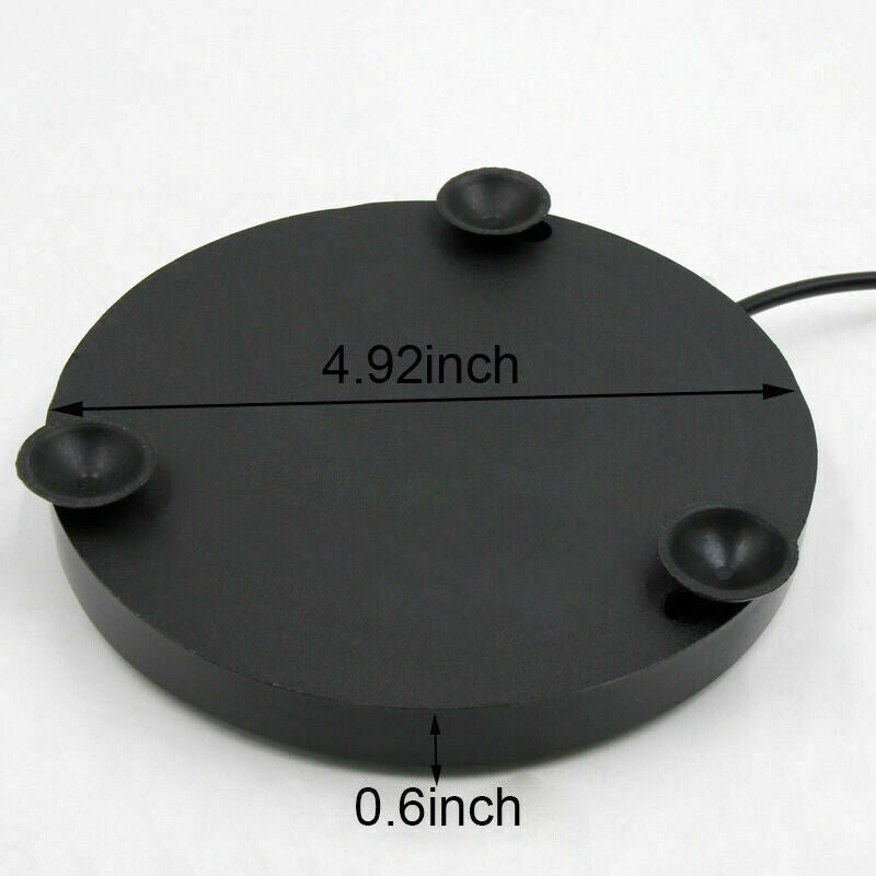 Aquarium Bubble LED Light Air Stone Curtain Lamp Fish Tank Lights Disk 12 Color