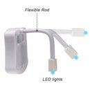 8 Colour Motion Activated Toilet Night Light, Cool Bathroom Gadget Nightlight,
