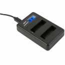 For Ahdbt-401 Go-Pro Hero4 Battery Usb Lcd Display Dual Port Charger For Go