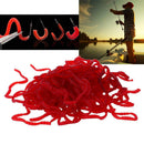 Soft Bait Carp Fishing Lure Silicone Smell Red Worm Iscas Artificiais pesca