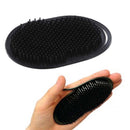 Pocket Travel Hair Comb Brush Men Beard Mustache Palm Scalp Massage Black Fad