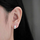 Earring Stud Fashion Cartoon Smile Face Earrings DIY for Gift Girl