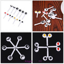 10Pcs Eye Mini Fruit Fork Cartoon Children Fruit Dinner Desert Sticks Fork
