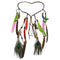Women Girl BOHO Colorful Feather Peacock Hair head band Headband Prop