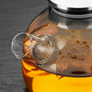 1600ml Water Pitcher, Resistant Transparent Glass Kettle Teapot Coffee Juic