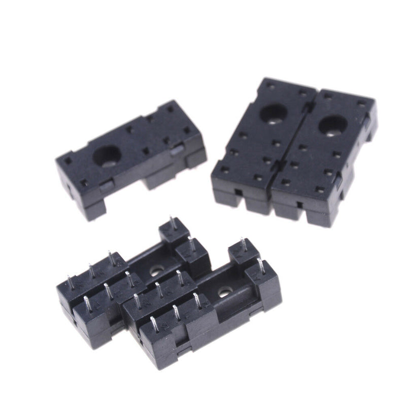 5x PCB Plug-in Type G2R-2 8 Pin Relay Sockets Bases S Bj